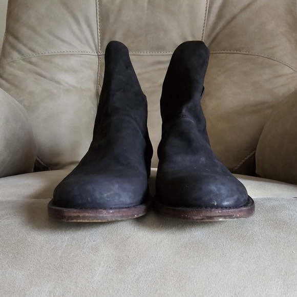 LD Tuttle quality leather black made in Italy ankle boots size 37.5 US 7 - Picture 2 of 10